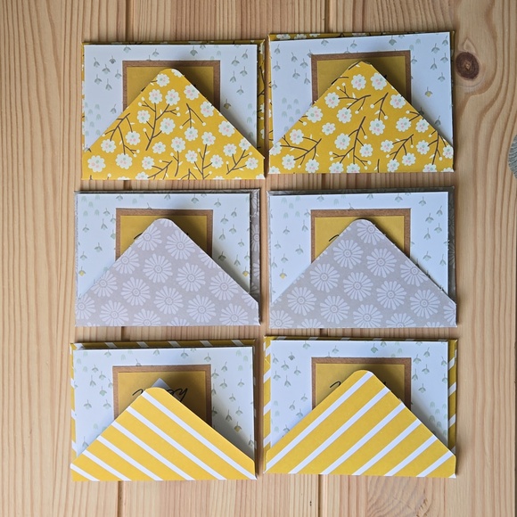 Handmade Mini Thank You Cards & Envelopes - Picture 4 of 8